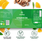 Vitamin D3 Liquid 1.000 IE - 50ml Vegane Tropfen