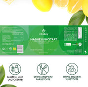 Magnesiumcitrat 400 mg - 180 vegane Tabletten