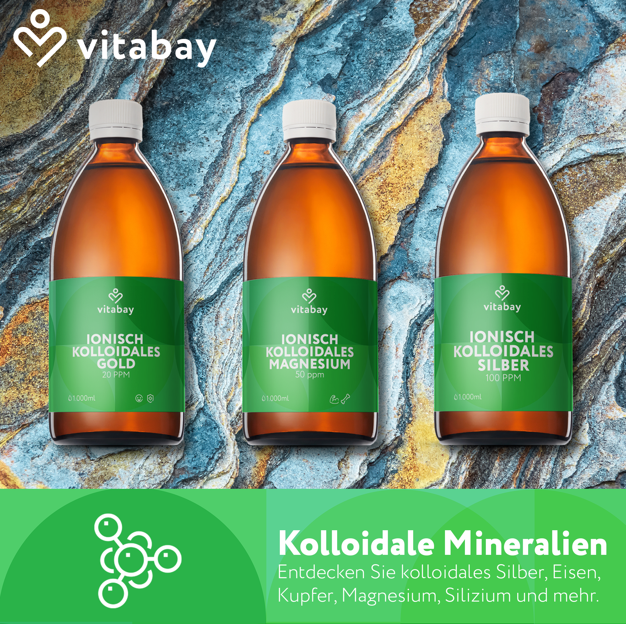 Kolloidales Gold 20 PPM - Reinheitsstufe 99,99%