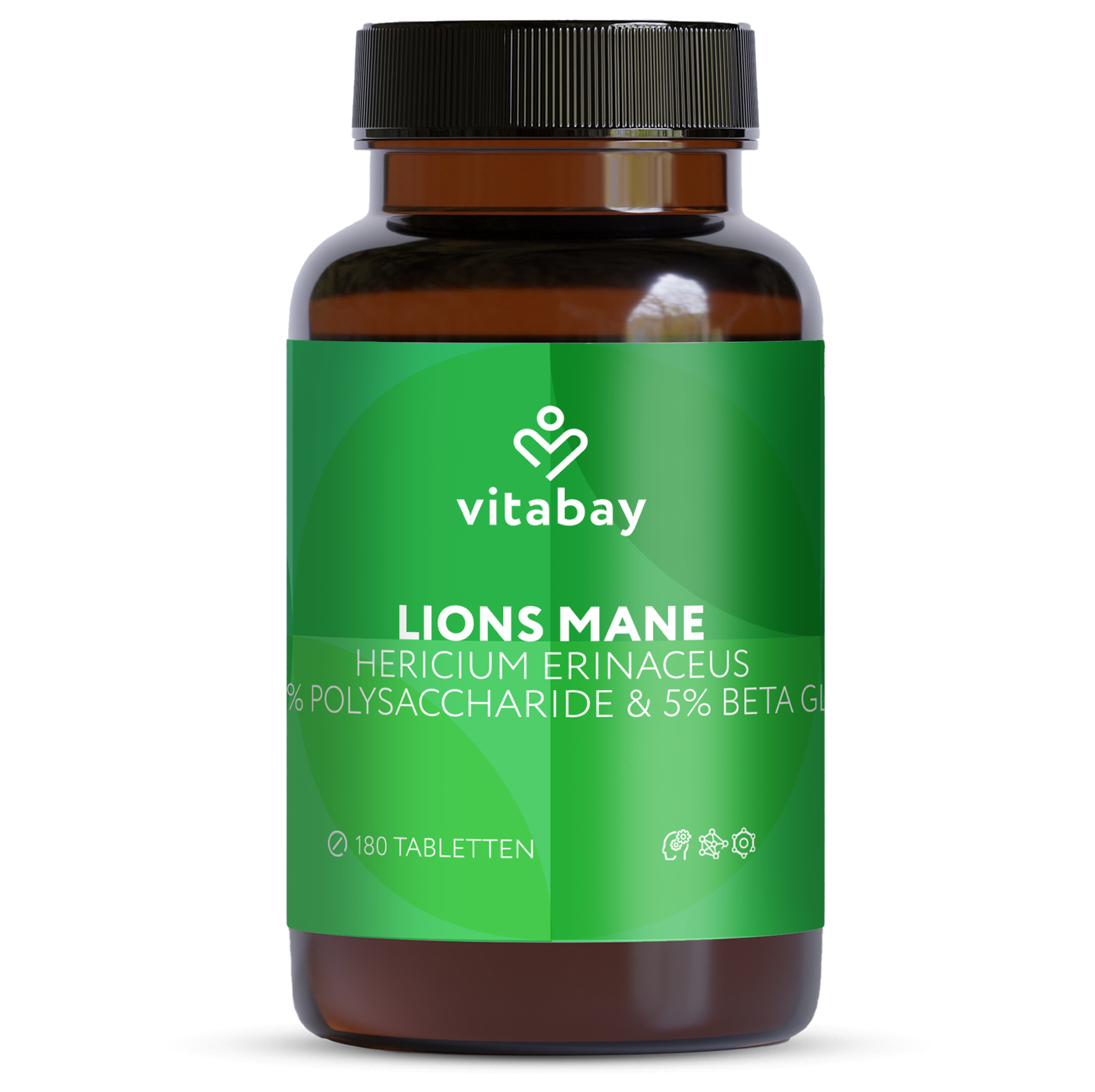 Lions Mane 60.000 mg - 180 vegane Tabletten