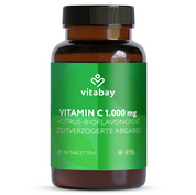 Vitamin C 1000 mg + Bioflavonoide (Time Released ) - vegane Tabletten