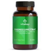 Magnesiumcitrat 400 mg - 180 vegane Tabletten