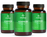 Vitamin B2 Riboflavin 100 mg  - 200 vegane Tabletten